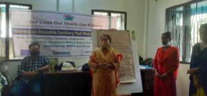 Training on Reusable Sanitary Pad making for Female Mentors